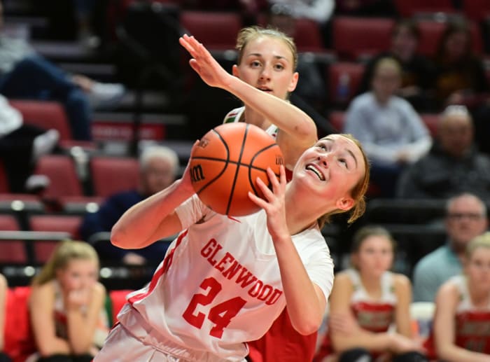 Lincoln Chatham Glenwood Illinois 3A girls basketball championship March 2 2024 Tim Vizer 26340